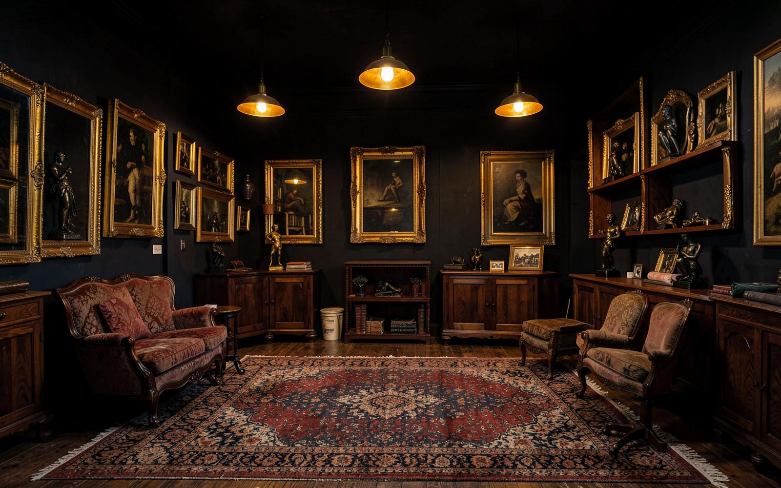 Intérieur de l'atelier de restauration